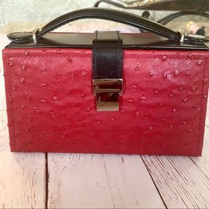 Red & Black Boxed Cosmetic Purse w/Mirror by Hanes